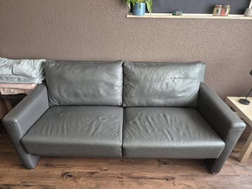 Montel leren bankstel te koop.