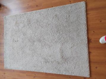 Beige tapijt 200 x 135 cm