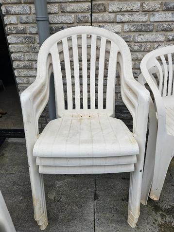 Tuinstoelen, kunststof, gratis ophalen