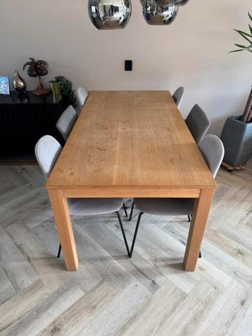 Eettafel 2x1 met stoelen
