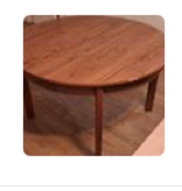 GRATIS AFHALEN. Uitschuifbare ronde eettafel.