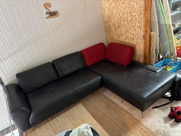 Leren hoekbank, gratis!