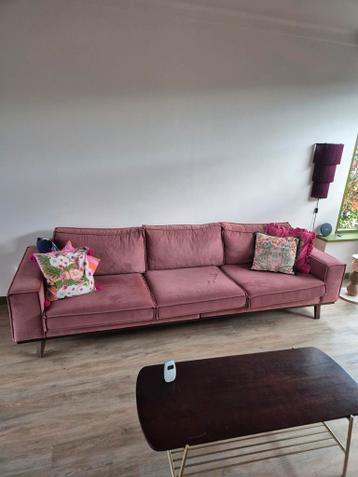 Velvet fluweel bank oudroze gratis ophalen