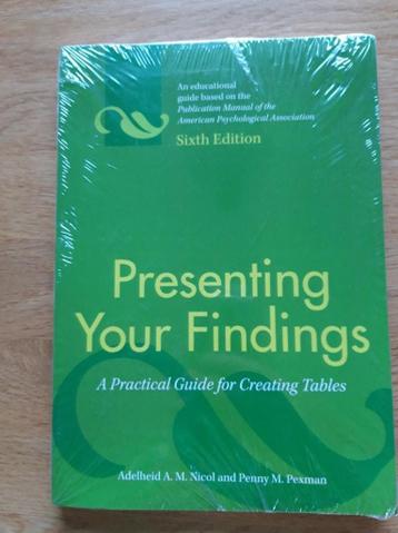 Presenting Your Findings