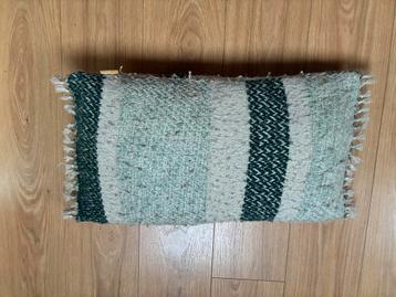 Sierkussen Malagoon groen/wit