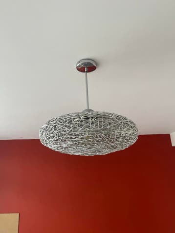 Chroom plafond hanglamp