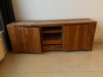 Gratis Massief Houten TV meubel.