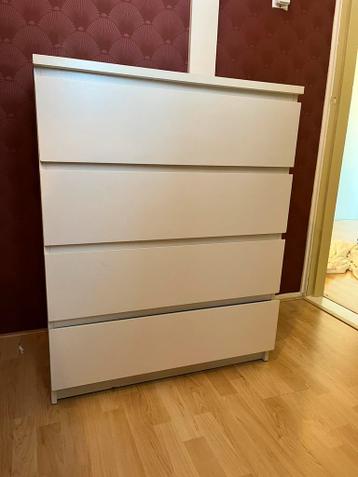 MALM IKEA Ladekasten (2x) wit