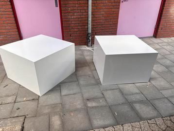 Witte MDF Kubus - Decoratief en Functioneel