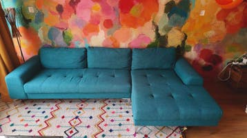 Gratis op te halen: Ruime loungebank, lichte beschadigd