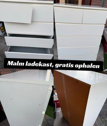 Gebruikte Malm ladekast - Gratis ophalen in Rotterdam