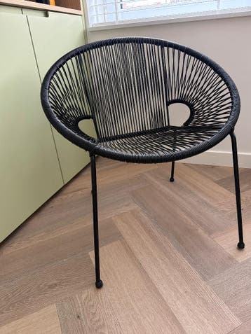 Gratis ophalen: draad stoel zwart