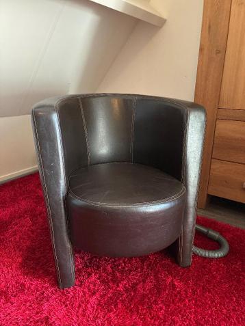 Feauteuils bruin kunstleer