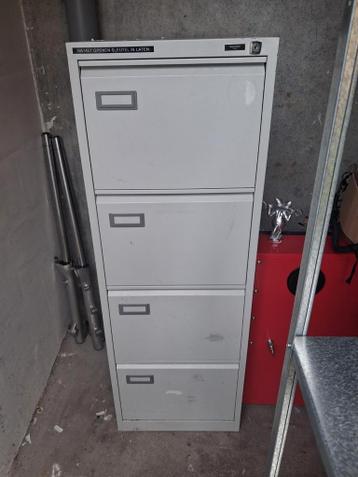 Archiefkast met 4 laden - 150cm hoog