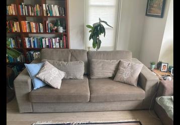 Gratis Zitbank beige. 2.5 zits.  215 x 102 cm.