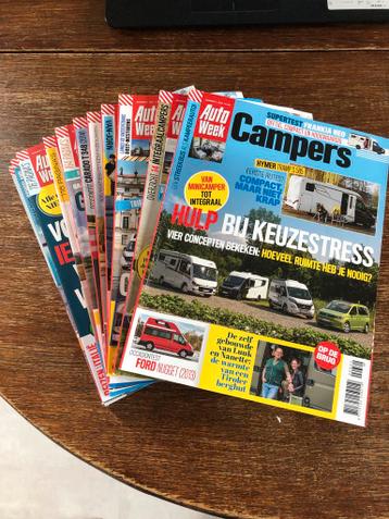 Autoweek Campers jaargang 2020, 2021 en 2022 (deels)