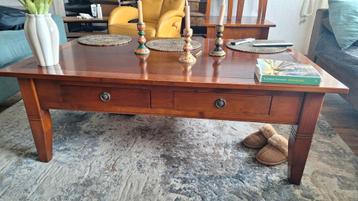 Salontafel + 3 bijzettafels