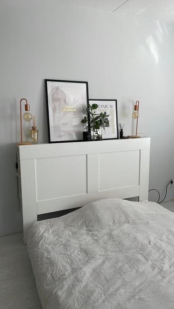 Gratis Hoofdeinde wit ikea Brimnes