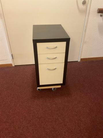 Kantoorkastje met 3 laden