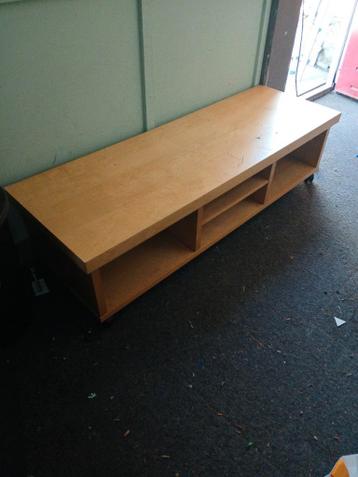 Houten tv-meubel met vakken