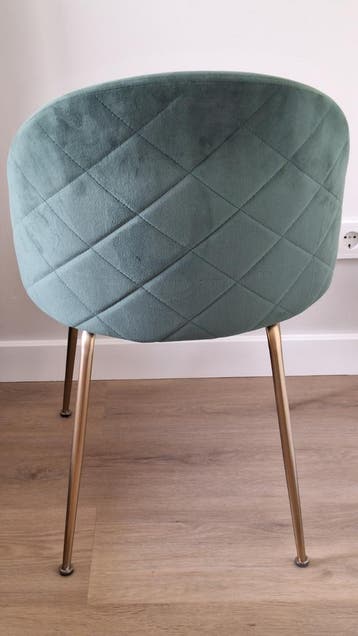 Groene eetkamerstoel