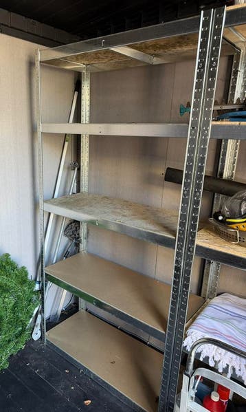 Handson stellingkast zwaar metaal 180x90x40 cm 175 kg GRATIS