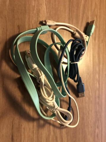 Micro USB kabels diverse telefoon