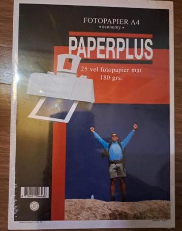 Paperplus fotopapier A4 mat 180 grs 25 vel ruilen voor cola