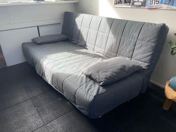 Gratis: Grijze slaapbank / logeerbed, 200x98cm, tweepersoons