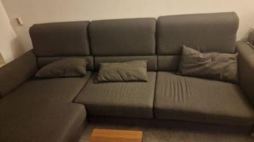 Grijze L- vormige Bank te koop