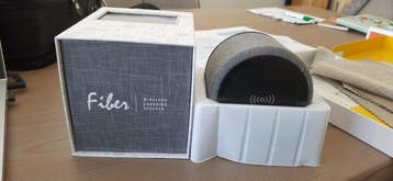 Fiber draadloze oplaad speaker