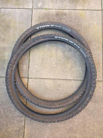 Nieuwe B'Twin Wet Mountainbike Banden 26x2.10