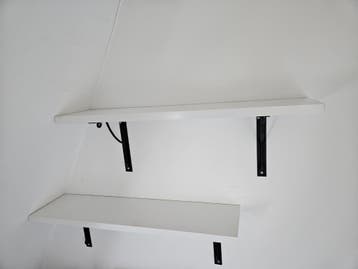 2 wandplanken 79x19 cm