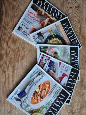 Italiaanse kooktijdschriften gratis op te halen