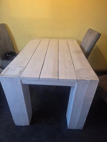 Wooden table + 4 chairs for free