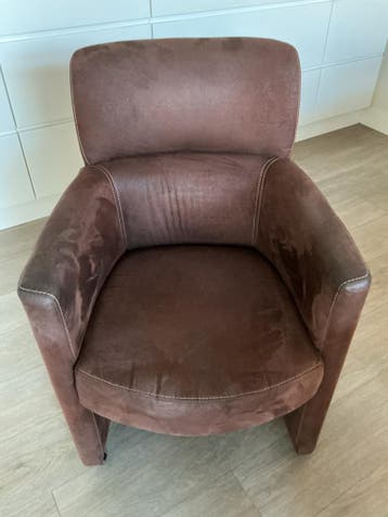 Bruine eetkamerstoelen 6 stuks