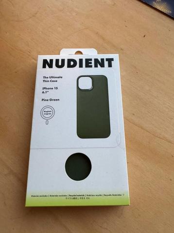Nudient telefoonhoesje iphone 15 6.1” gratis