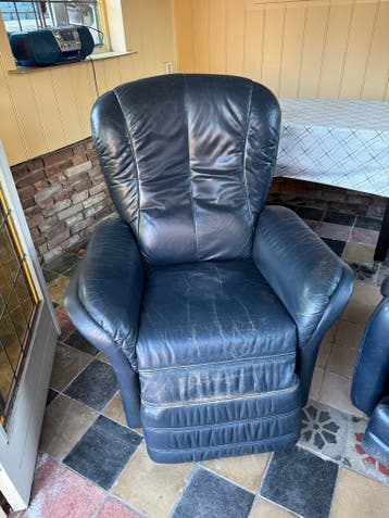GRATIS Leren fauteuil