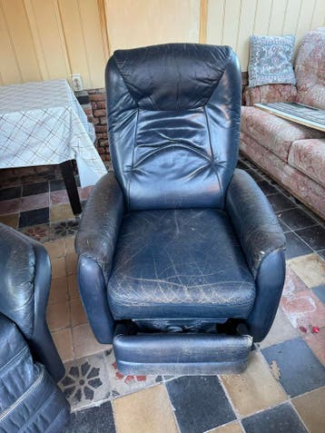 Gratis relaxstoel van leer