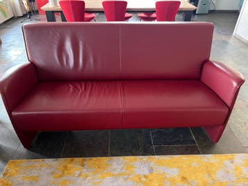 Gratis op te halen - leren 2/2,5 zits bank