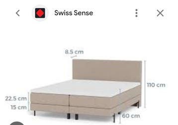 Hoofdbord Swiss Sense voor bed 160cm breed ophalen Nunspeet