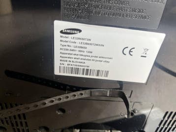 gratis: goedwerkende oude samsung tv