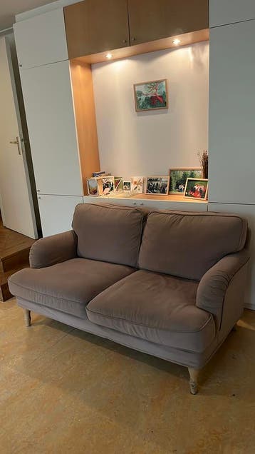 Bank, beige/lichtbruin