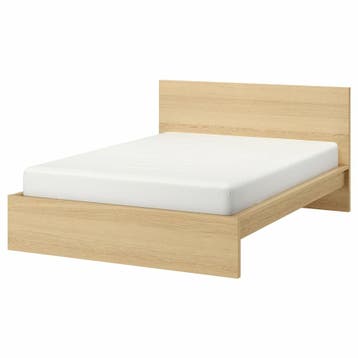 Ikea Malm tweepersoonsbed 160cm beukenfineer