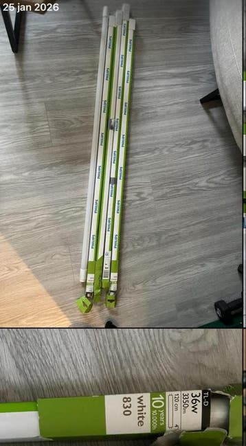 Philips TL-D 36W 830 Tl buizen, 120 cm, wit