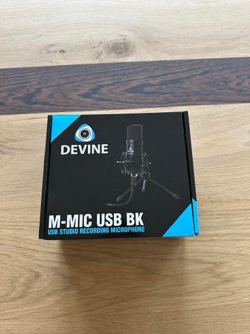 Podcast mic, Devine M-MIC USB BK Studio Recording Microfoon