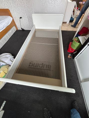 1 persoons bed wit