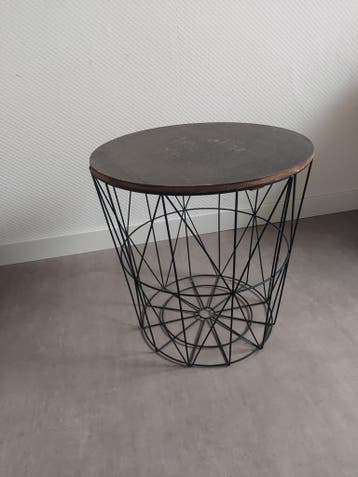 Draadmand tafeltje bijzettafeltje