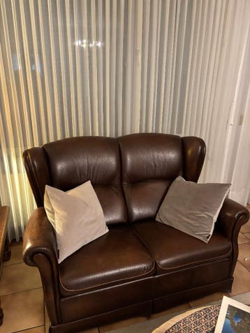 GRATIS Lederen bankstel 3+2+1 zits