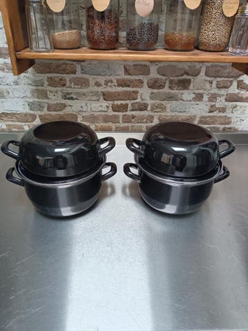 2 Mosselpannetjes - 1 kilo per stuk